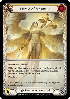 Herald of Judgment - FAB028 (28) [PR] - Flesh and Blood TCG Single