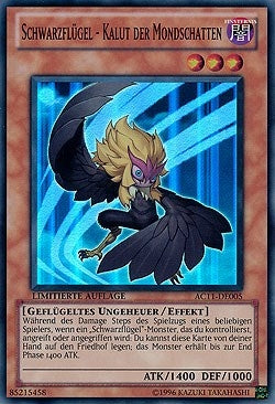 Blackwing - Kalut the Moon Shadow (German) - ’Schwarzflugel - Kalut der Mondschatten’ (11005) (AC11) - YuGiOh Single