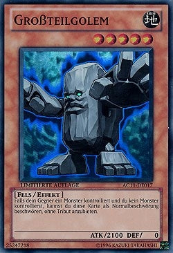 Big Piece Golem (German) - ’Grossteilgolem’ (11017) (AC11) - YuGiOh Single
