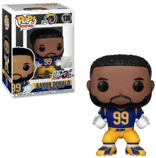 Los Angeles Rams NFL: Aaron Donald (130) [POP!] - Funko Sealed