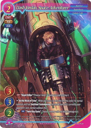 Dash Jordan Space Adventurer (Full Art) (2021) [GB03] - Gate Ruler Single