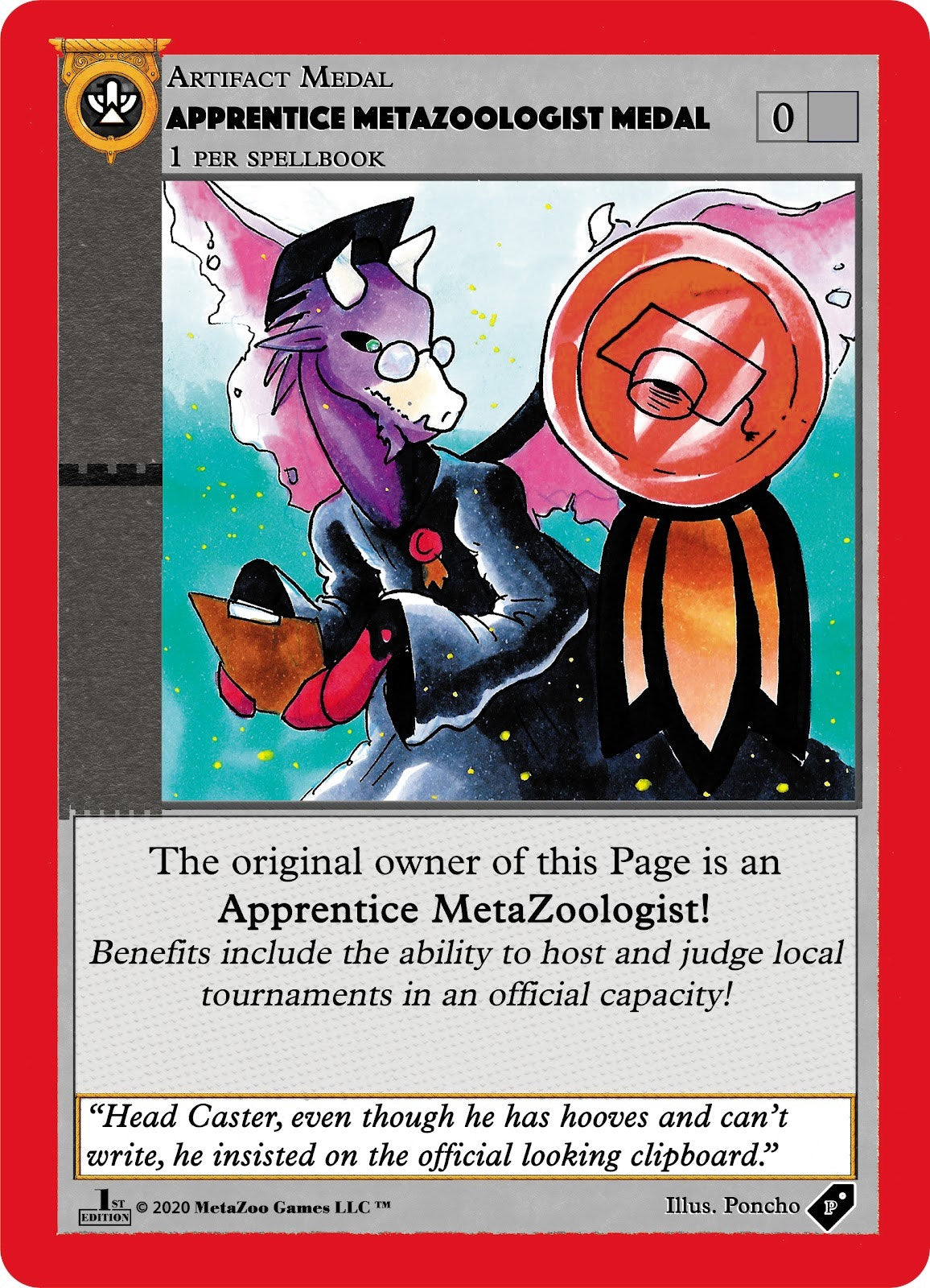Apprentice Metazoologist Medal (MEDALS) - MetaZoo Single