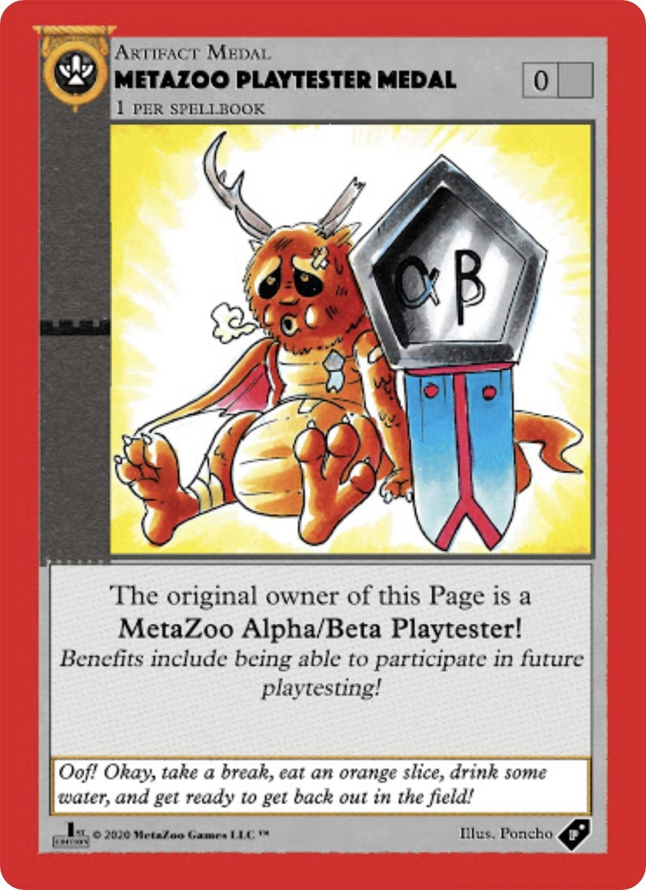 Metazoo Playtester Medal (MEDALS) - MetaZoo Single