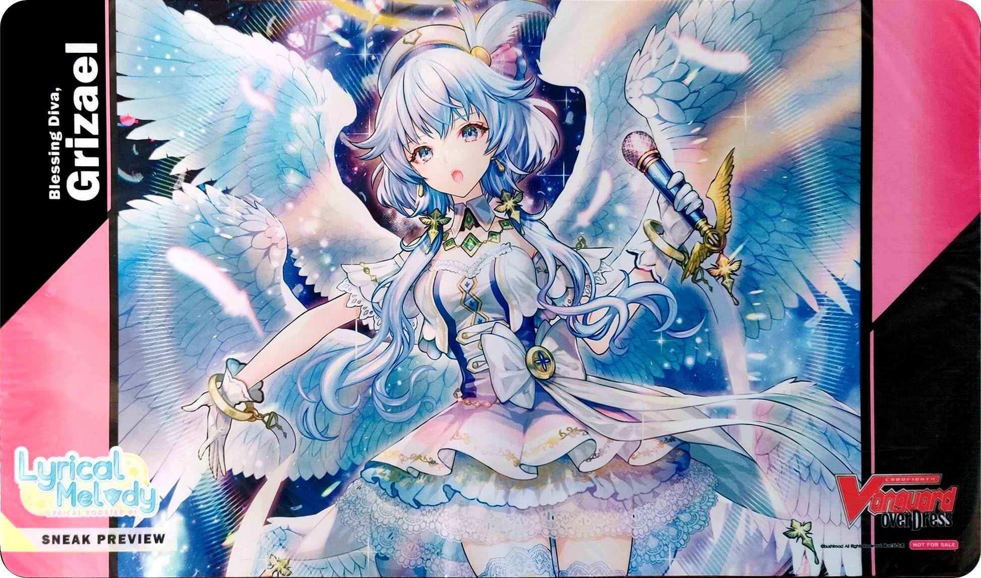 Cardfight!! Vanguard Sneak Preview Playmat - Blessing Diva Grizael - Playmats Sealed