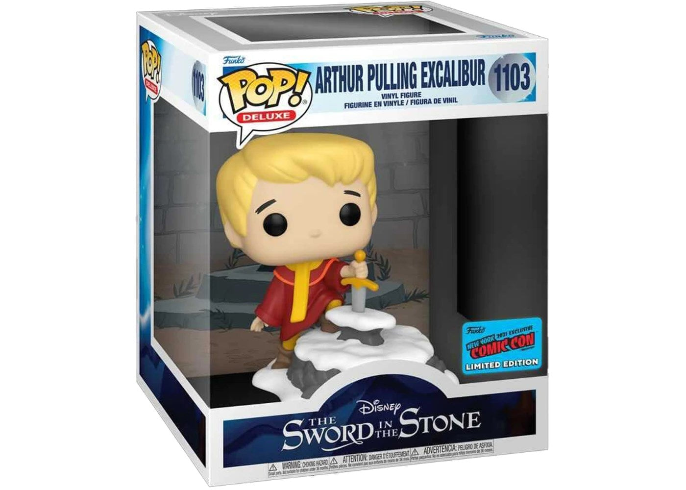 Disney: Arthur Pulling Excalibur (NYCC Exclusive) (1103) [POP!] - Funko Sealed