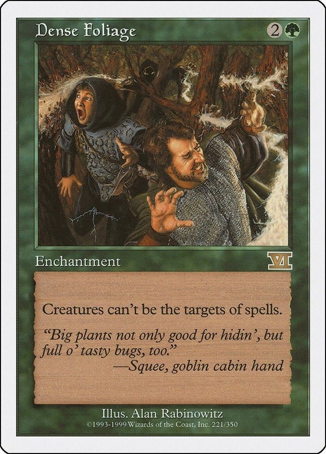 Dense Foliage (221) [6ED] - MTG Single