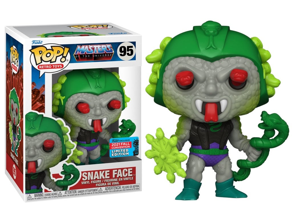 Masters of the Universe: Snake Face (NYCC Exclusive) (95) [POP!] - Funko Sealed