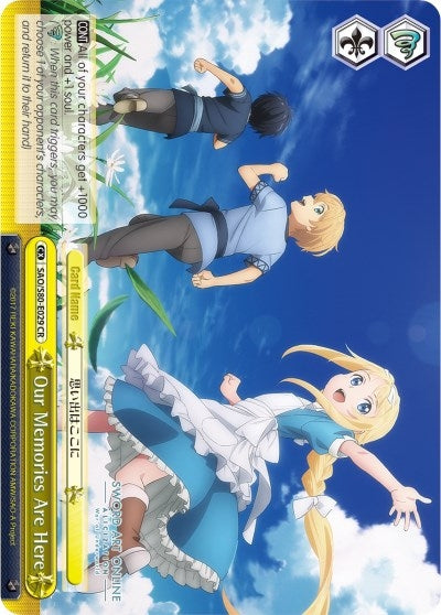Our Memories Are Here (80029) [SAO/S80] - Weiss Schwarz Single