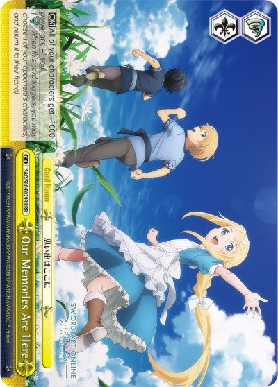 Our Memories Are Here (RRR) (80029) [SAO/S80] - Weiss Schwarz Single