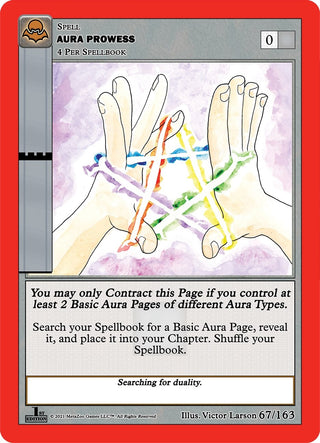 Aura Prowess (67) (NFFE) - MetaZoo Single