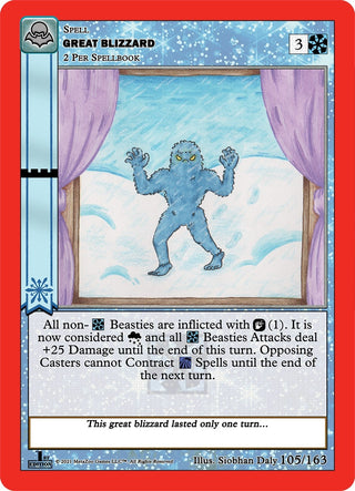 Great Blizzard (105) (NFFE) - MetaZoo Single