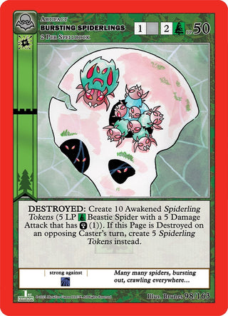 Bursting Spiderlings (98) (NFFE) - MetaZoo Single