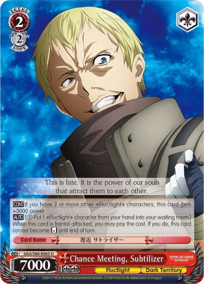 Chance Meeting Subtilizer (80063) [SAO/S80] - Weiss Schwarz Single