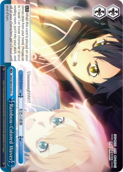 Rainbow-Colored Waves (80100) [SAO/S80] - Weiss Schwarz Single