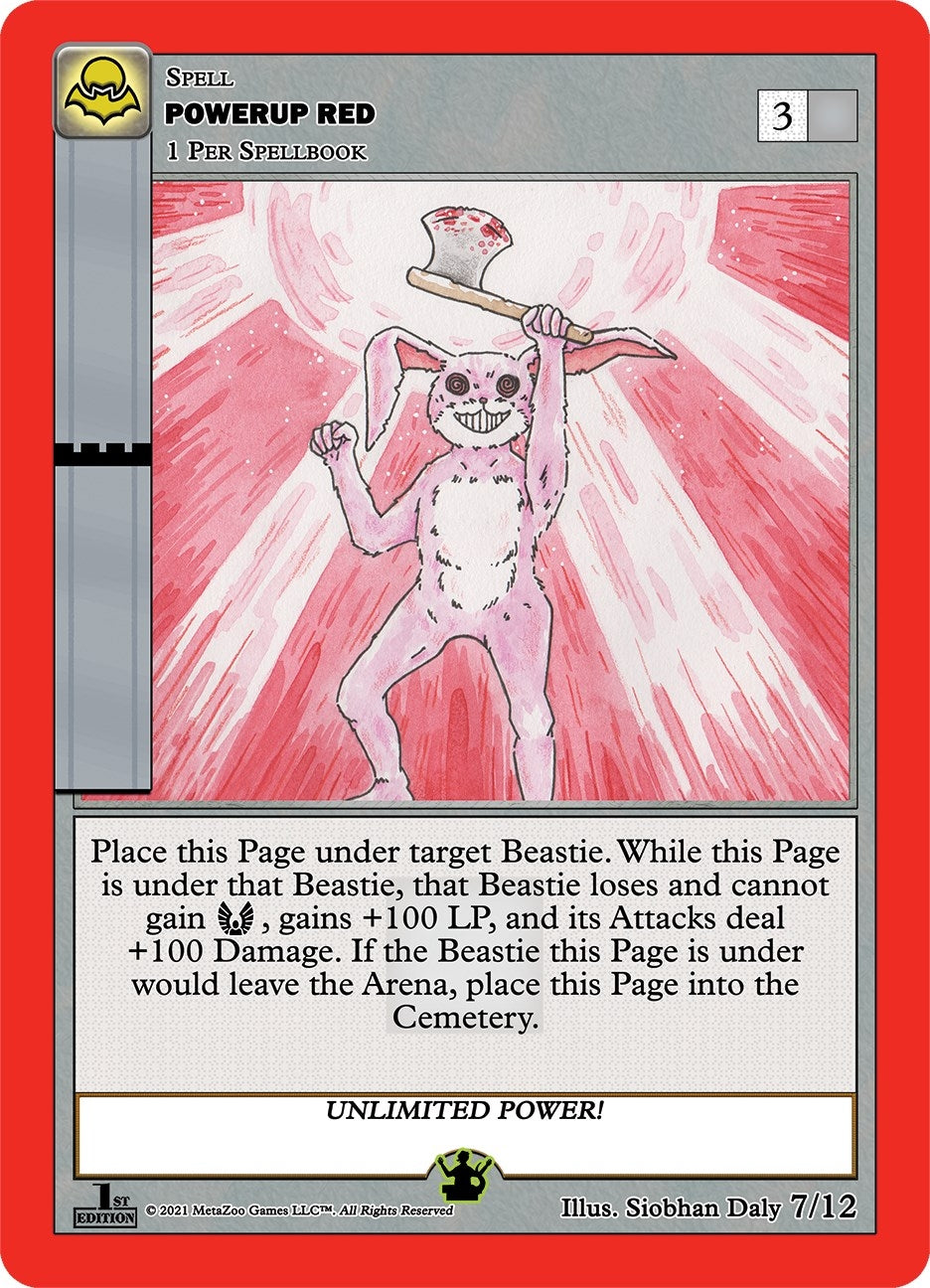Powerup Red (7) (NFFE-TD) - MetaZoo Single