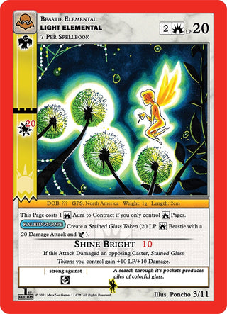 Light Elemental (3) (NFFE-TD) - MetaZoo Single