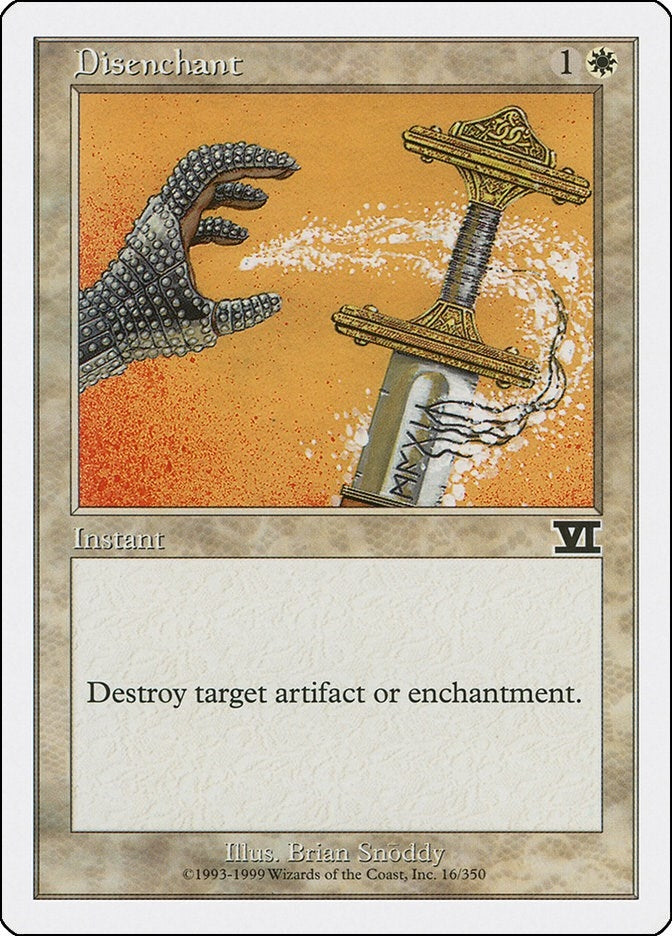 Disenchant (16) [6ED] - MTG Single