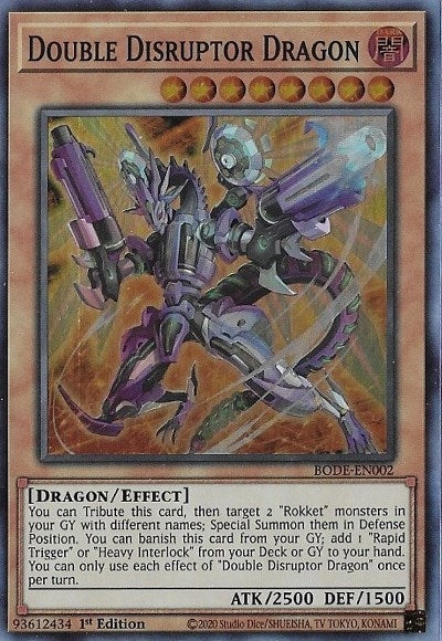 Double Disruptor Dragon (2) (BODE) - YuGiOh Single