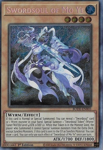 Swordsoul of Mo Ye (3) (BODE) - YuGiOh Single