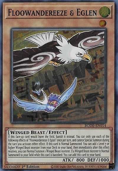 Floowandereeze & Eglen (14) (BODE) - YuGiOh Single