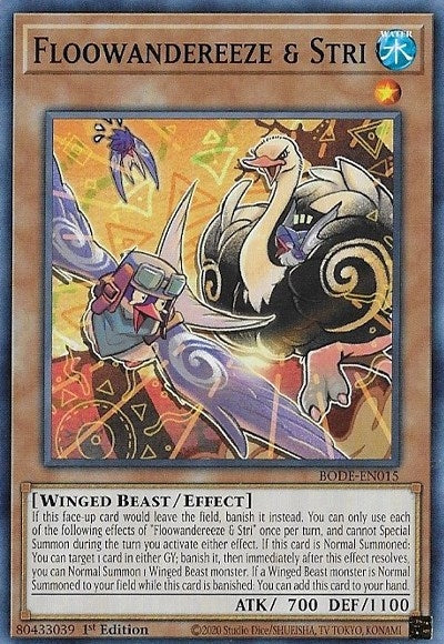 Floowandereeze & Stri (15) (BODE) - YuGiOh Single