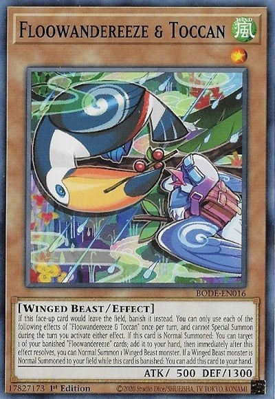 Floowandereeze & Toccan (16) (BODE) - YuGiOh Single