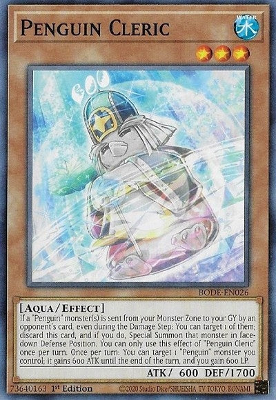 Penguin Cleric (26) (BODE) - YuGiOh Single