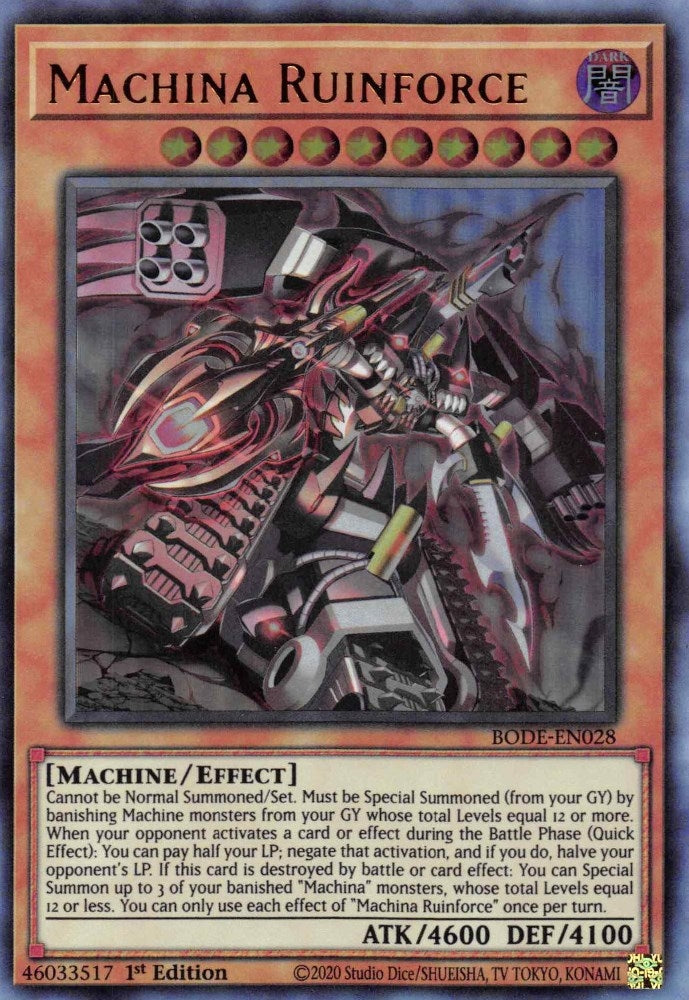 Machina Ruinforce (28) (BODE) - YuGiOh Single