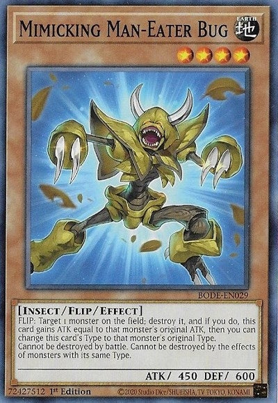 Mimicking Man-Eater Bug (29) (BODE) - YuGiOh Single