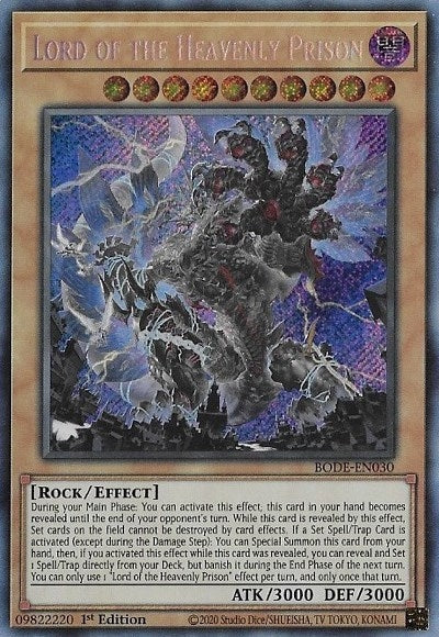 Lord of the Heavenly Prison (30) (BODE) - YuGiOh Single