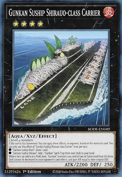 Gunkan Suship Shirauo-class Carrier (49) (BODE) - YuGiOh Single