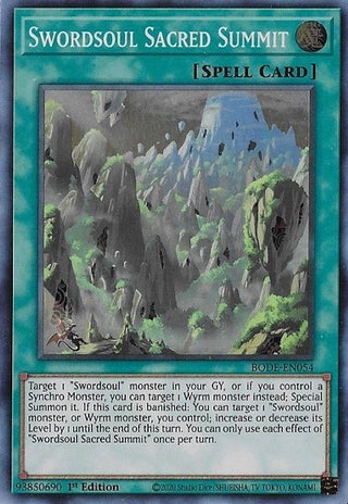 Swordsoul Sacred Summit (54) (BODE) - YuGiOh Single