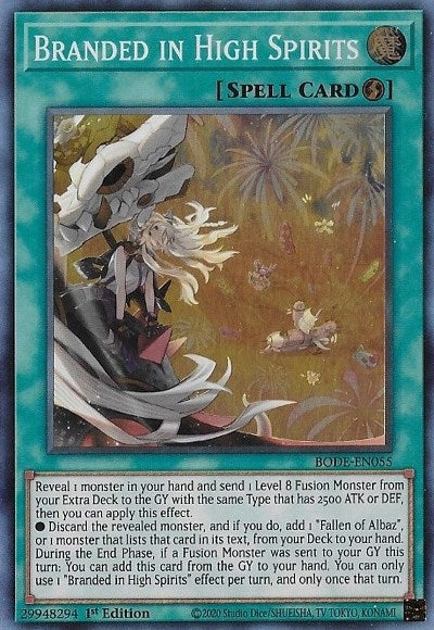 Branded in High Spirits (55) (BODE) - YuGiOh Single