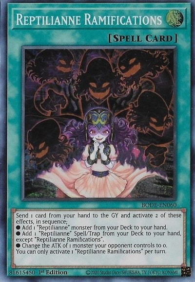 Reptilianne Ramifications (60) (BODE) - YuGiOh Single