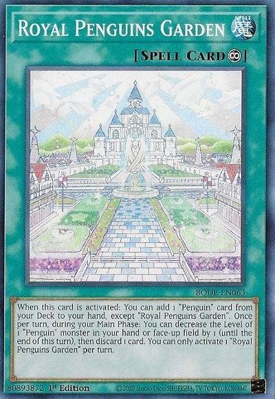 Royal Penguins Garden (63) (BODE) - YuGiOh Single
