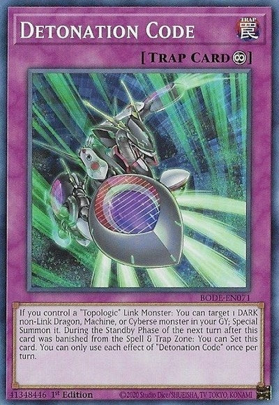 Detonation Code (71) (BODE) - YuGiOh Single