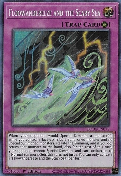 Floowandereeze and the Scary Sea (75) (BODE) - YuGiOh Single