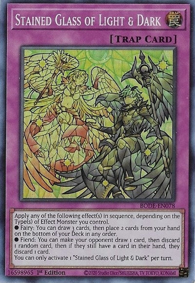 Stained Glass of Light & Dark (78) (BODE) - YuGiOh Single