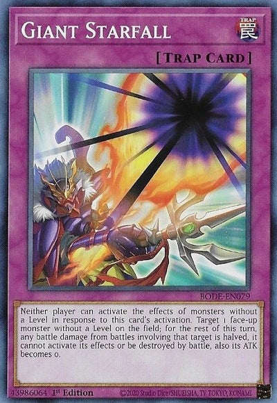 Giant Starfall (79) (BODE) - YuGiOh Single