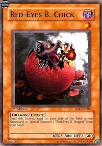 Red-Eyes B. Chick (1007) (SD1) - YuGiOh Single
