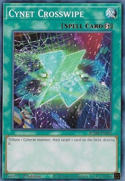 Cynet Crosswipe (96) (BODE) - YuGiOh Single