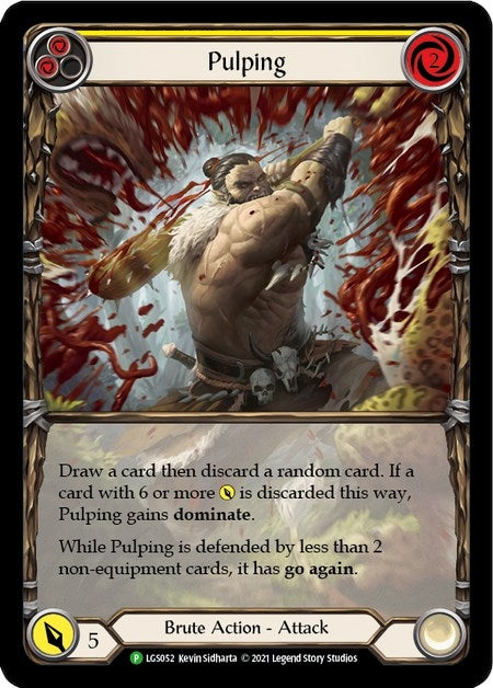Pulping (Yellow) (52) [PR] - Flesh and Blood TCG Single