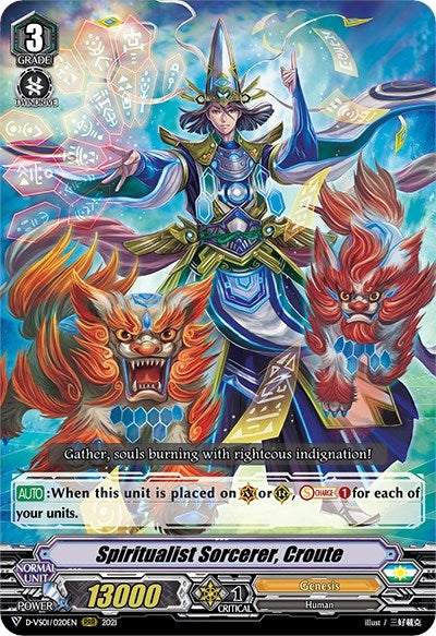 Spiritualist Sorcerer Croute (1020) [D-VS01] - Cardfight Vanguard Single