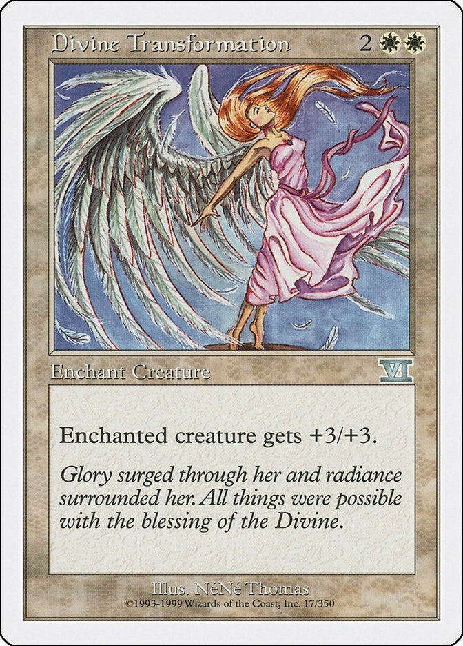Divine Transformation (17) [6ED] - MTG Single