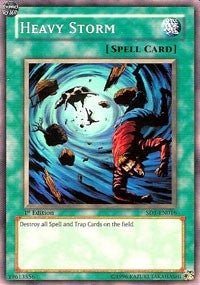 Heavy Storm (1016) (SD1) - YuGiOh Single