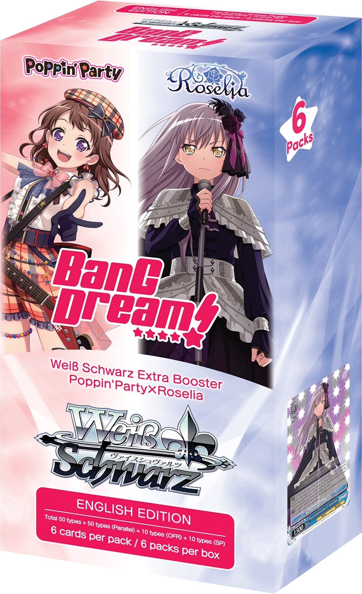 Poppin’Party x Roselia Extra Booster Box [BD/WE35] - Weiss Schwarz Sealed