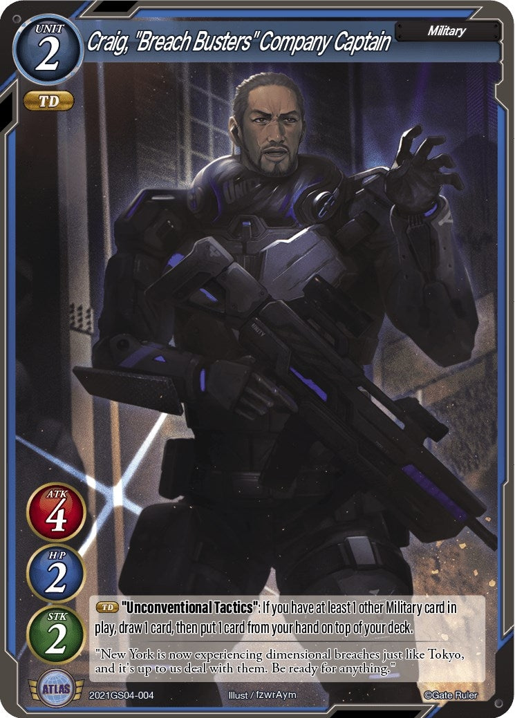Craig ’Breach Busters’ Company Captain (2021) [S03] - Gate Ruler Single