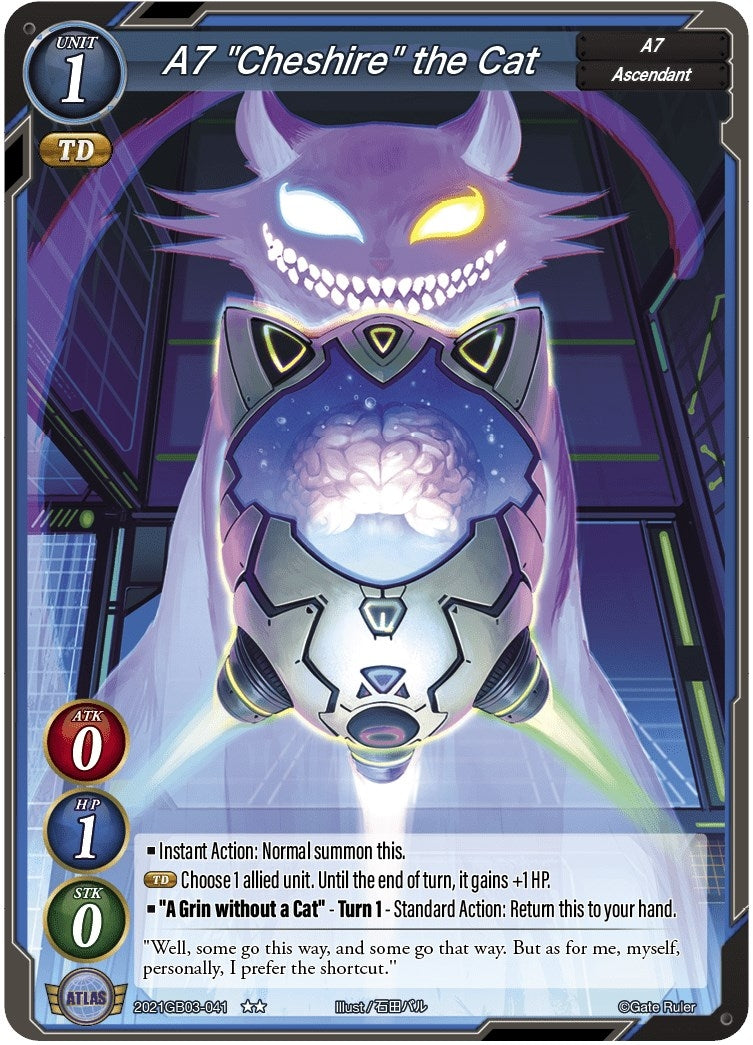 A7 ’Cheshire’ the Cat (2021) [GB03] - Gate Ruler Single