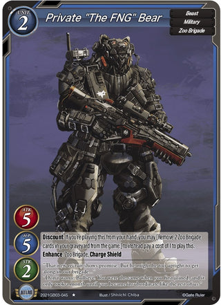 Private ’The FNG’ Bear (2021) [GB03] - Gate Ruler Single