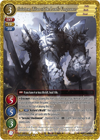 Gaiatron Titan of the Land’s Vengeance (2021) [GB03] - Gate Ruler Single